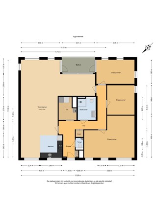 Floorplan - Guadeloupestraat 101, 1339 MC Almere